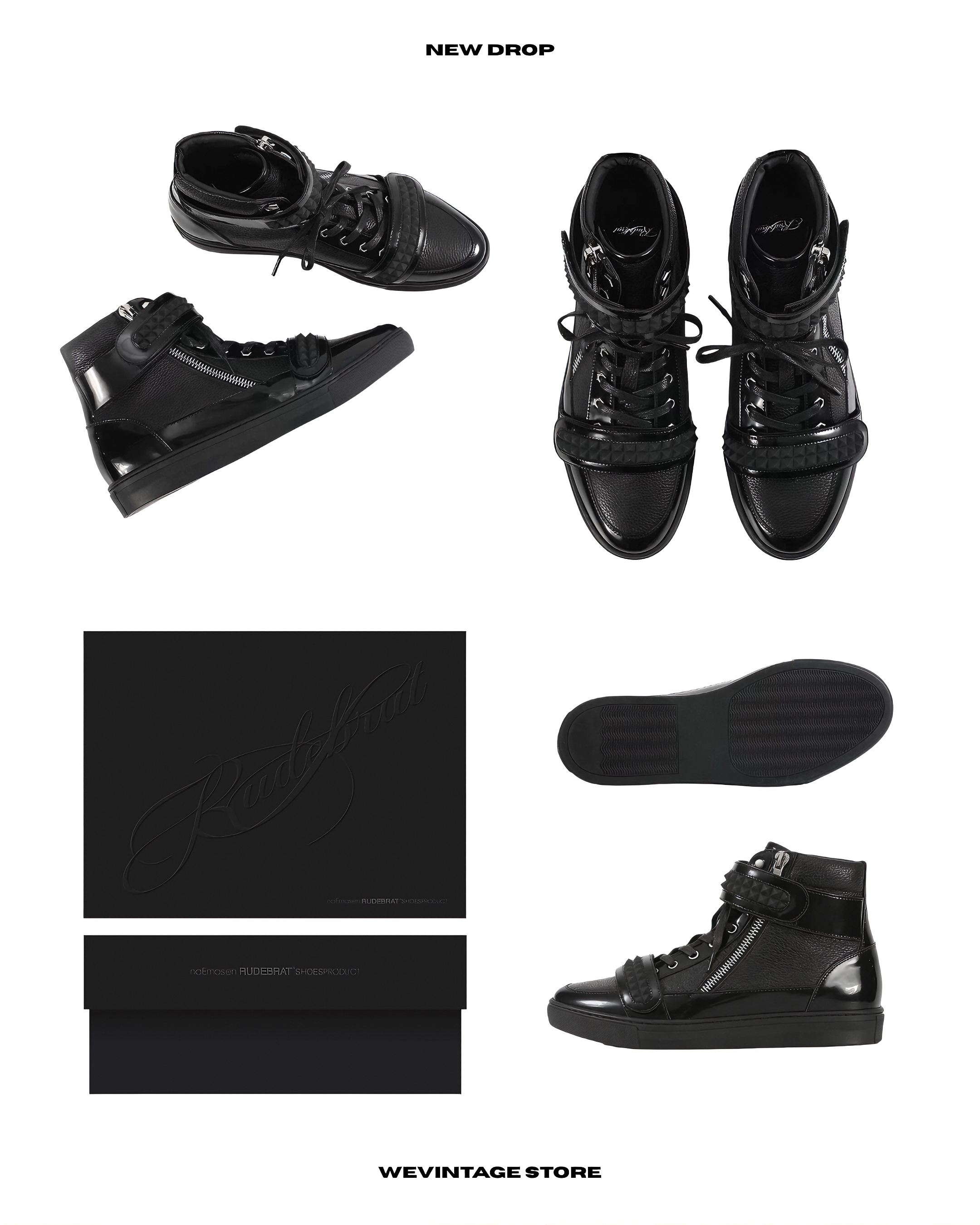 NOEMOSEN ORIGINAL “RUDEBRAT” HIGH-TOP SNEAKERS