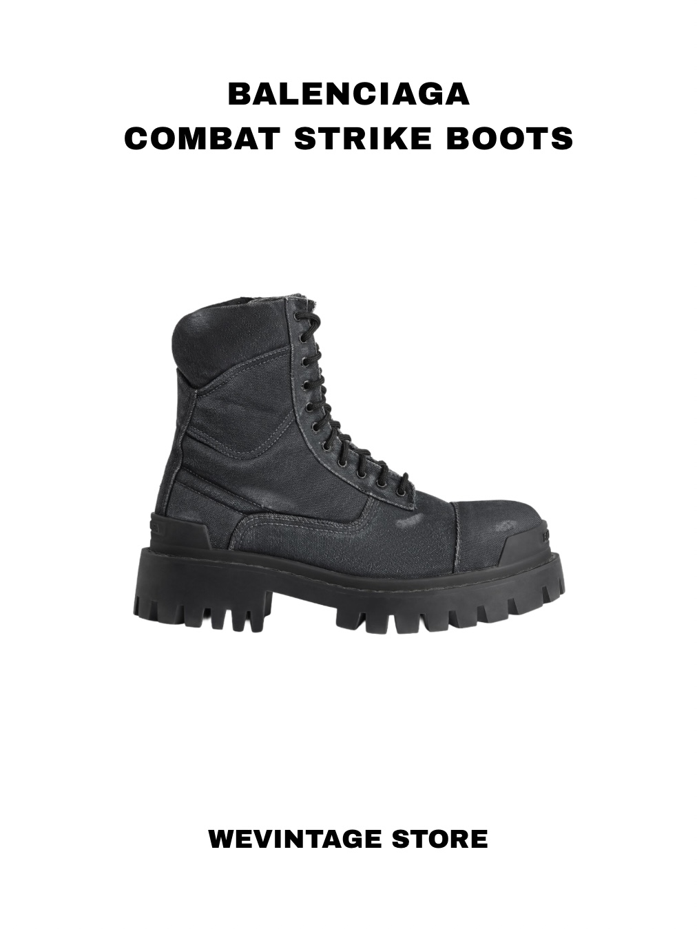 BALENCIAGA COMBAT STRIKE BOOTS